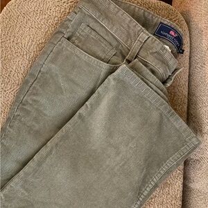 Vineyard Vines Boys Green Corduroy Pants